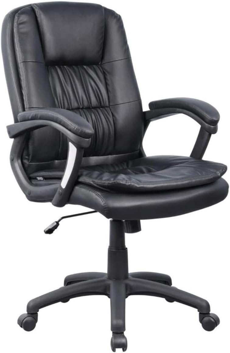 Silla Escritorio Oficina - Ejecutiva Piel Sintetica negro NG-YX-8660 NAC