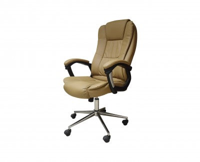 Silla Ejecutiva Naceb Technology Cafe NA-0930C, Ejecutiva, Asiento acolchado, Café, Vinipiel