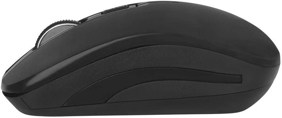 Mouse PERFECT CHOICE PC-044758, Negro, 3 botones, RF inalámbrico, Óptico, 1600 DPI