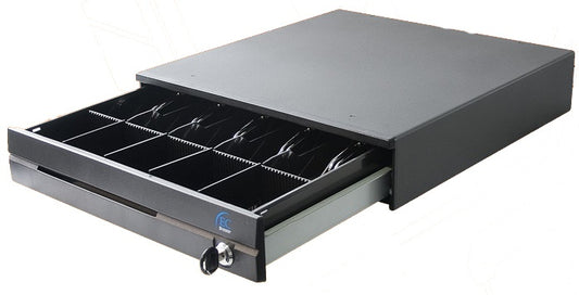 Cajón de Dinero EC-LINE EC-CD-100M-II-GREY Negro, Acero, 7, 5, Llave