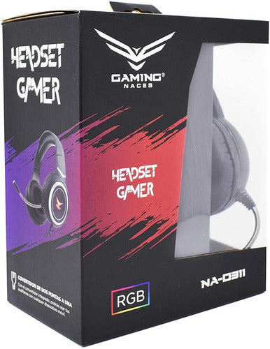 Audífonos Gamer Naceb Technology NA-0311, Negro, 2 m
