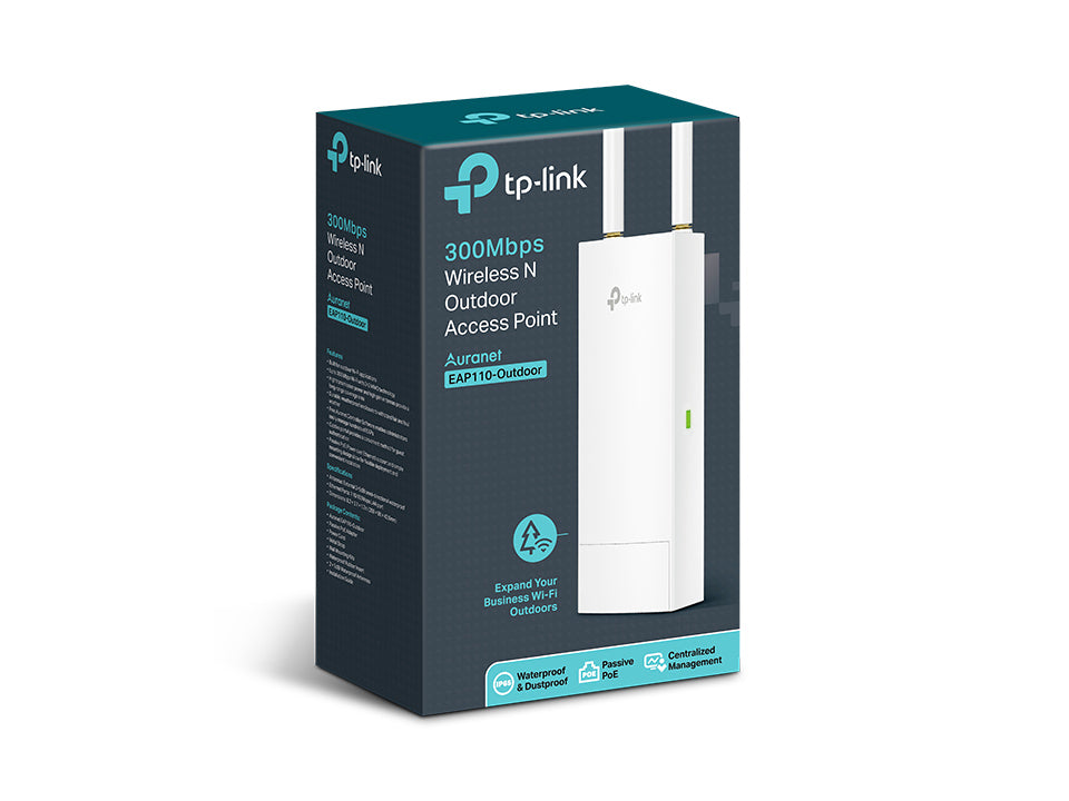 Access Point Omada TP-LINK EAP110-Outdoor, 300 Mbit/s, 5 dBi