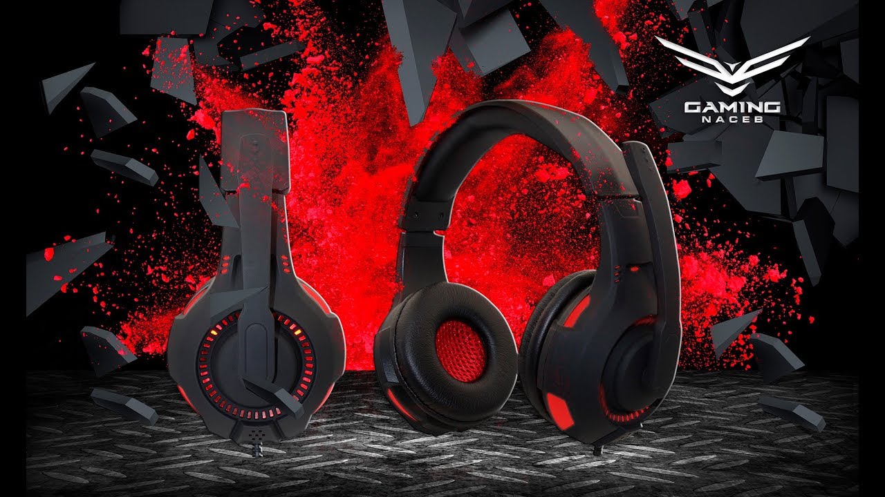 Diadema Gaming Naceb Technology NA-0304R, Negro