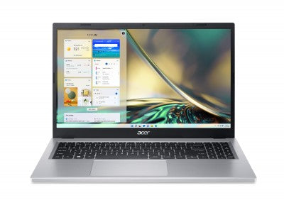Laptop ACER Aspire 3, AMD Ryzen 3-7320U, 8GB LPDDR5, 512GB SSD, Windows 11H, 15.6, 1 año de garantía en CS + 1 año contra Robo, Plata