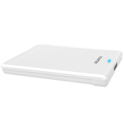 Disco Duro Externo ADATA HV620S, 1 TB, USB 3.2 Gen1 (compatible con las versiones anteriores USB 2.0), 2.5 pulgadas, Color blanco