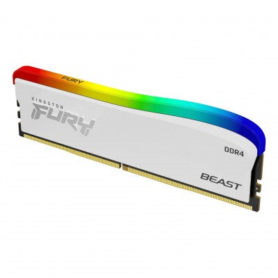 Memoria KINGSTON 16GB 3600MT/s DDR4 CL18 DIMM FURY Beast White RGB SE KF436C18BWA/16