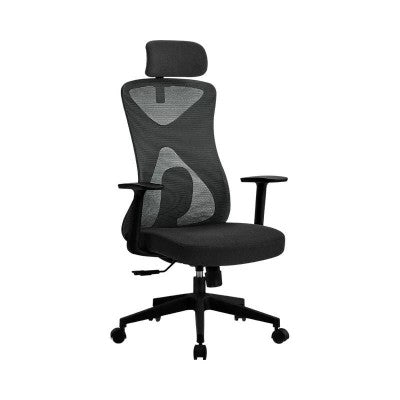Silla FLOE PRO EC373 ACTECK ELITE SERIES Silla de Oficina Ergonómica, Ajuste lumbar, Reposa brazos Fijo, Color Negro. AC-937238
