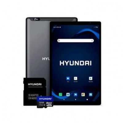 Tableta Hyundai HyTab Plus 10LB3 - 10,1 pulgadas HD - Cuatro Núcleos (4 Core) - 2 GB RAM - 32 GB SSD - Android 11 (Go Edition) - 4G - Negro