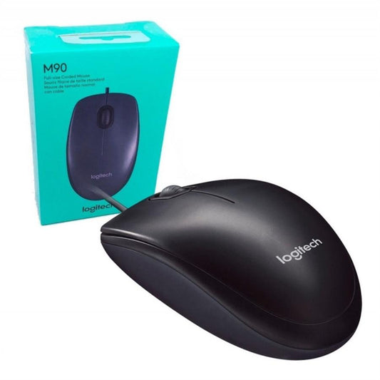 Mouse LOGITECH M90, Negro, USB, Óptico, 1000 DPI