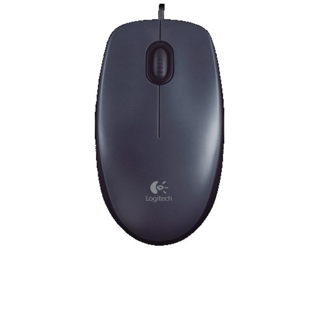 Mouse LOGITECH M100, Negro, 3 botones, USB, Óptico, 1000 DPI