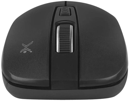 Mouse PERFECT CHOICE PC-044758, Negro, 3 botones, RF inalámbrico, Óptico, 1600 DPI