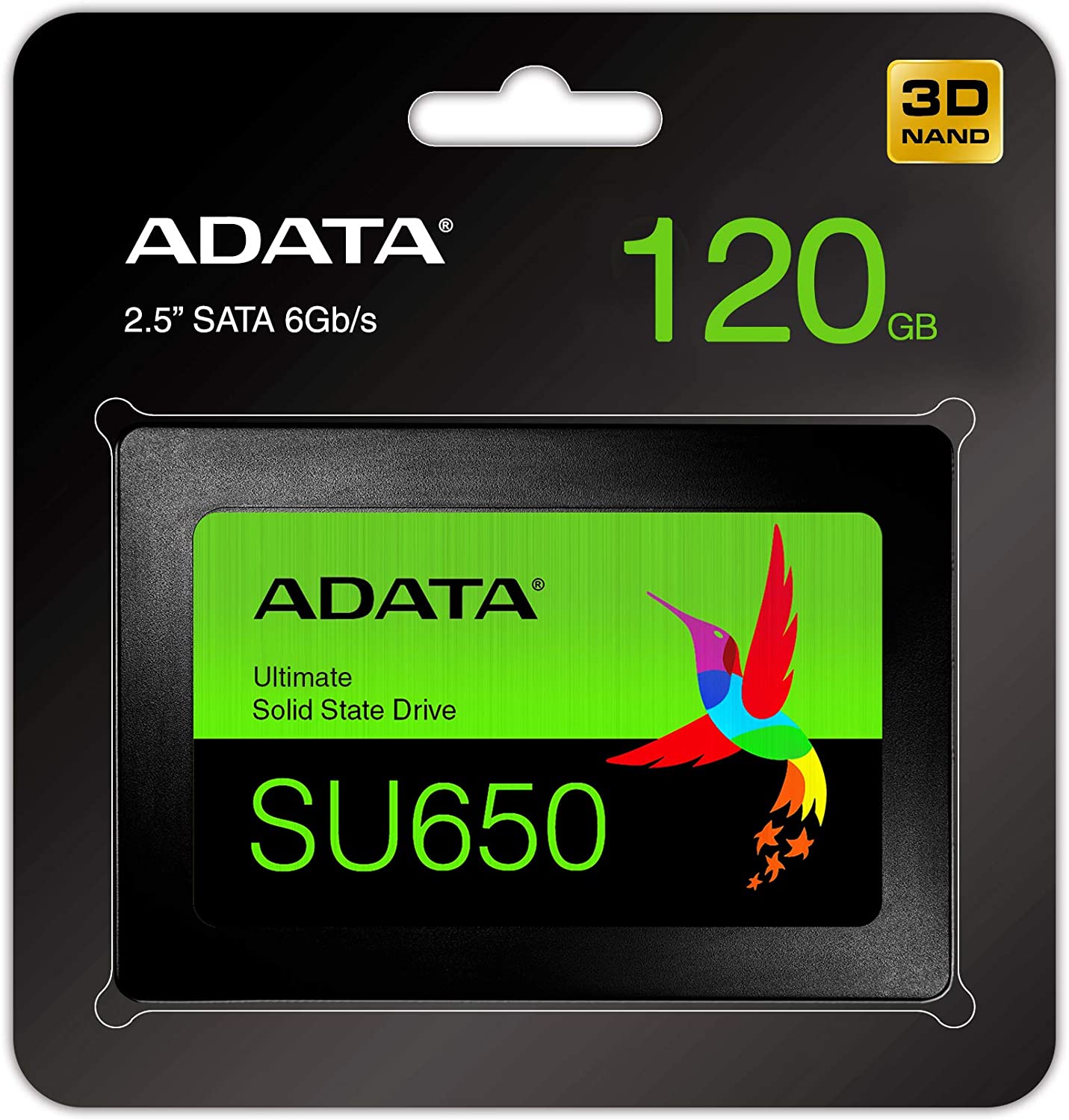 SSD ADATA SU650, 120 GB, SATA III, 520 MB/s, 450 MB/s, 6 Gbit/s