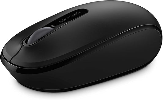 Mouse MICROSOFT Wireless Mobile Mouse 1850 Inalambrico, Negro, 3 botones, RF inalámbrico, Óptico, 1000 DPI