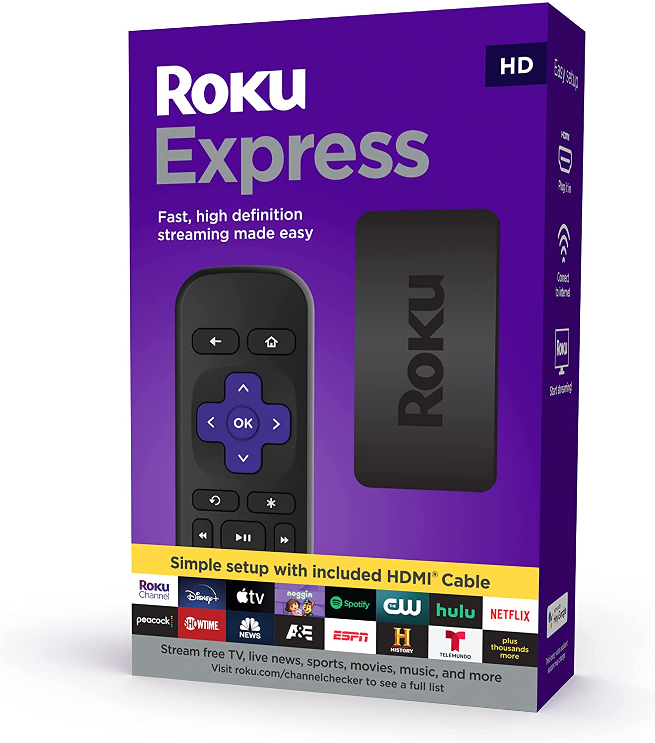 Roku Express Roku 3930MX, Hulu+, NetFlix, YouTube, HDMI