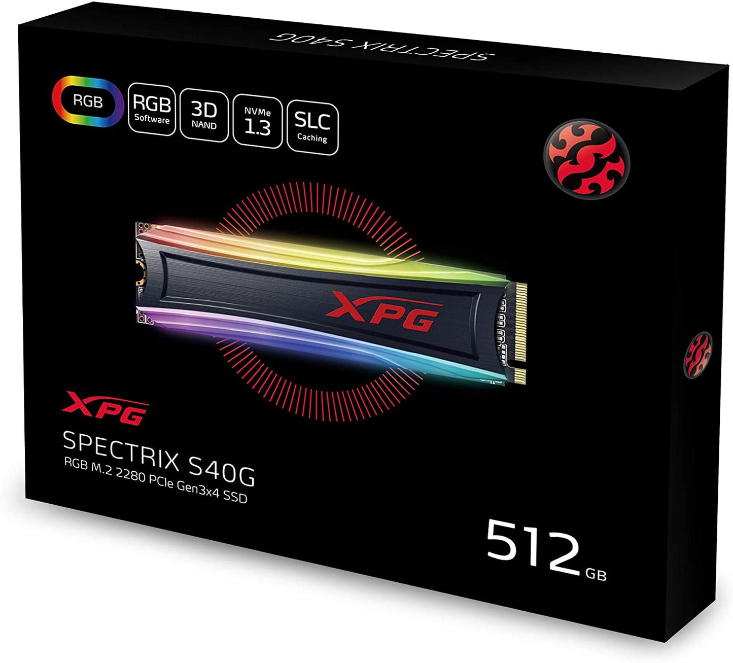Unidad de Estado Sólido XPG ADATA S40G, 512 GB, PCI Express 3.0, 3500 MB/s, 1900 MB/s