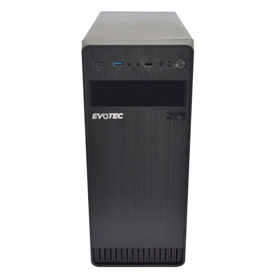 Gabinete EVOTEC EV-1004, Torre, Gabinete, ATX, Micro-ATX, Mini-ITX, Negro, 600 W