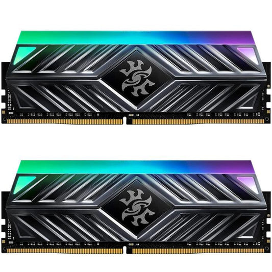Memoria RAM ADATA SPECTRIX D41, 8 GB, DDR4, 3200 MHz, UDIMM, con Iluminación RGB. Disipador