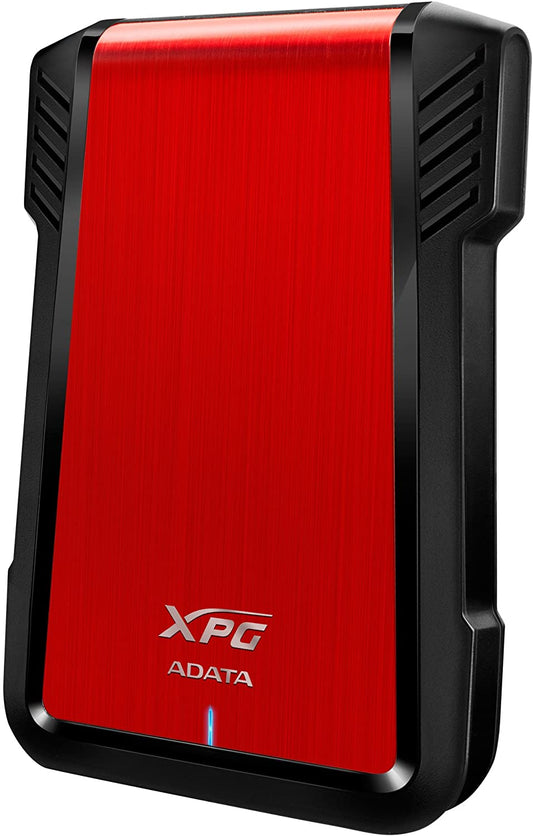 Gabinete Externo ADATA EX500, USB 3.2 Gen1 (compatible con las versiones anteriores USB 2.0), 2.5", Rojo