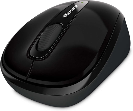 Mouse MICROSOFT Wireless Mobile Mouse 1850 Inalambrico, Negro, 3 botones, RF inalámbrico, Óptico, 1000 DPI