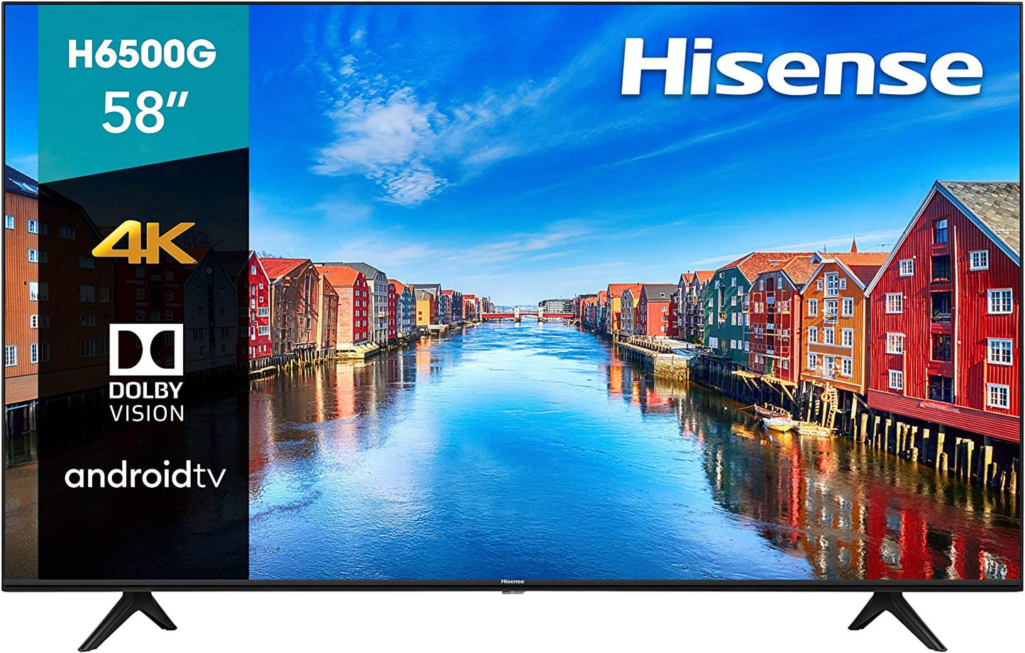 Televisor Hisense 58H6500G, 58 pulgadas, LED 4K UHD, 3840 x 2160 Pixeles.