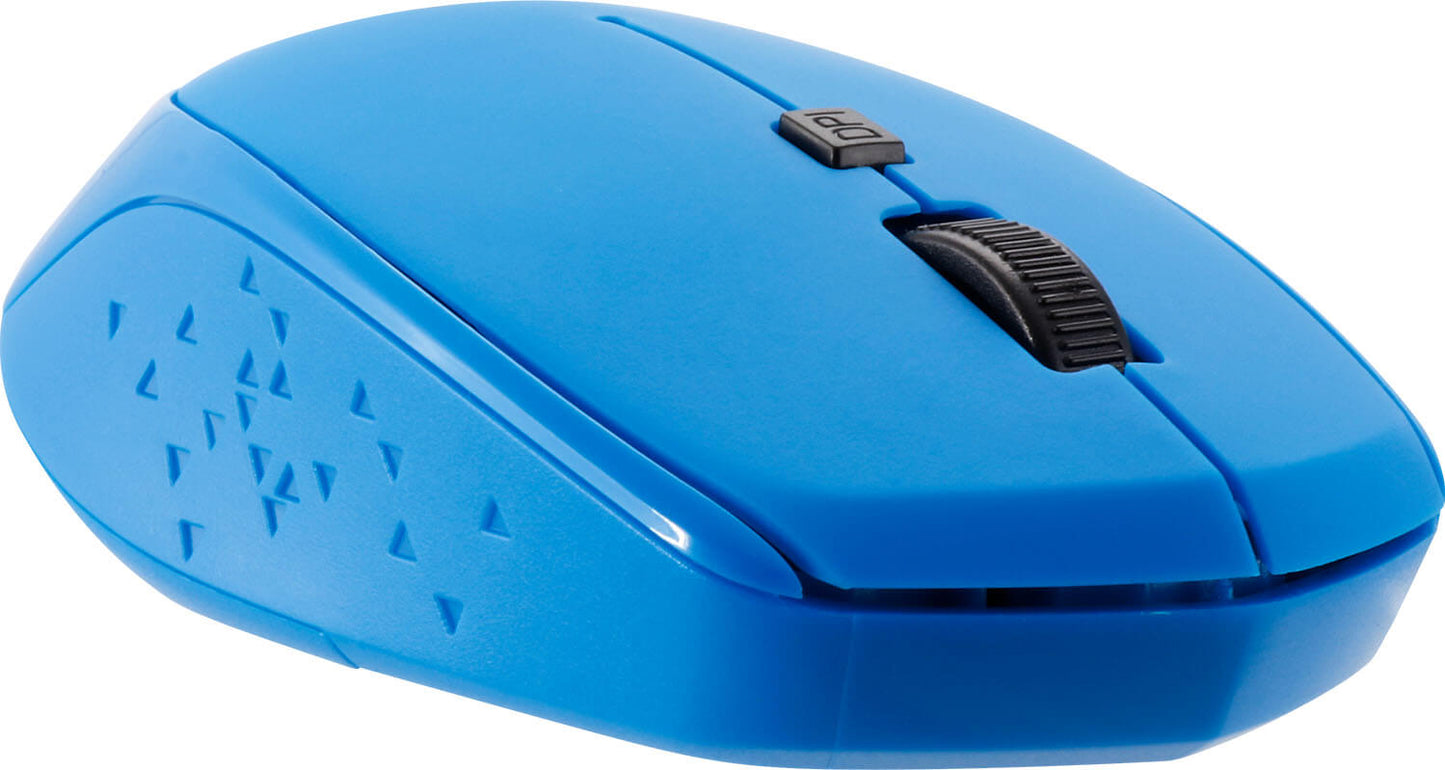Mouse ACTECK AC-916486, Azul, 3 botones, Inalámbrico, 1600 DPI