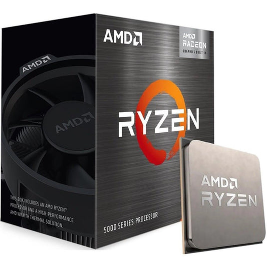 Procesador AMD RYZEN 5 5600G AM4, Con Ventilador, INCLUYE GRAFICOS RADEON