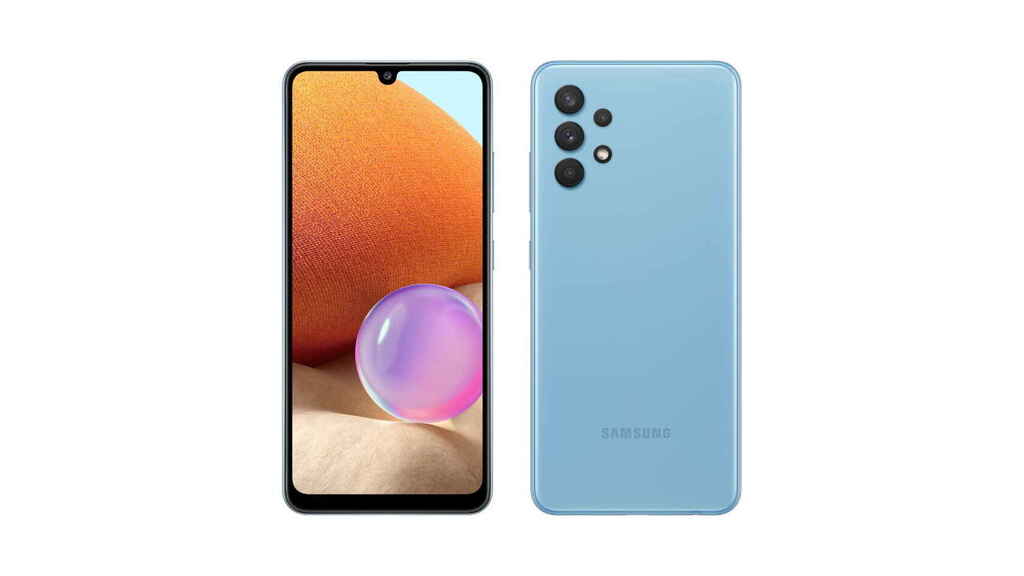 Teléfono SAMSUNG A32, 6.4 pulgadas, 4GB, Azul, Android 11