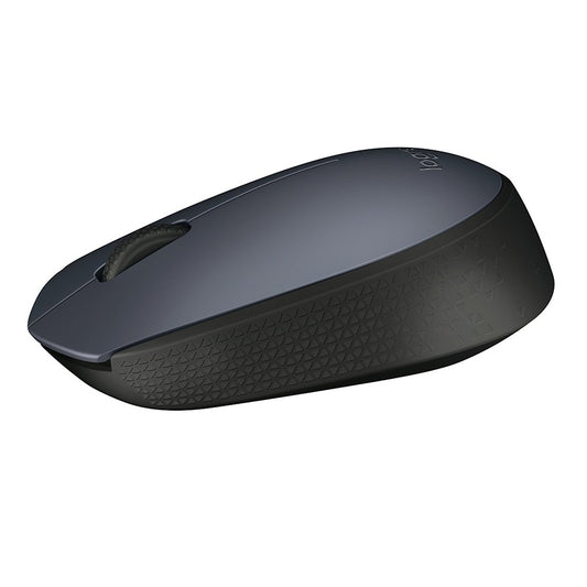 Mouse LOGITECH M170, Gris, 3 botones, RF inalámbrico, Óptico