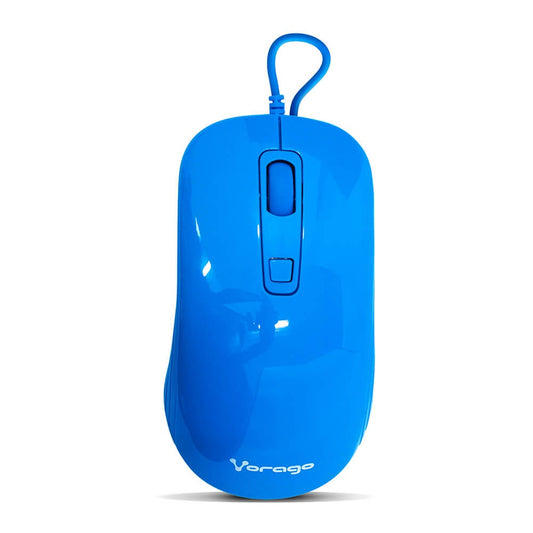 Mouse VORAGO MO-102, Azul, USB, 1600 DPI