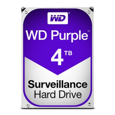 Disco Duro Interno Western Digital WD40PURZ Purple 3.5 Pulgadas, 4TB, SATA III, 6 Gbit/s, 5400 RPM, 64MB Cache