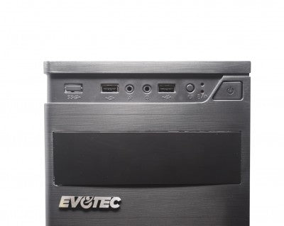 GABINETE EVOTEC EV-1015 , ATX, Gabinete, Negro