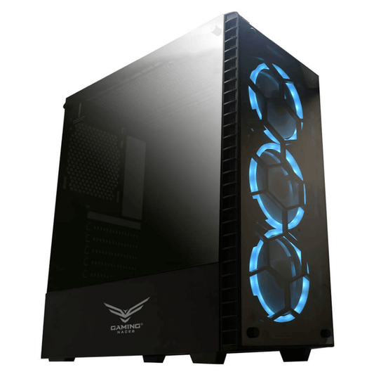 Gabinete Gaming Naceb Technology HYDRA Crystal Case NA-0602, Full ATX, Negro