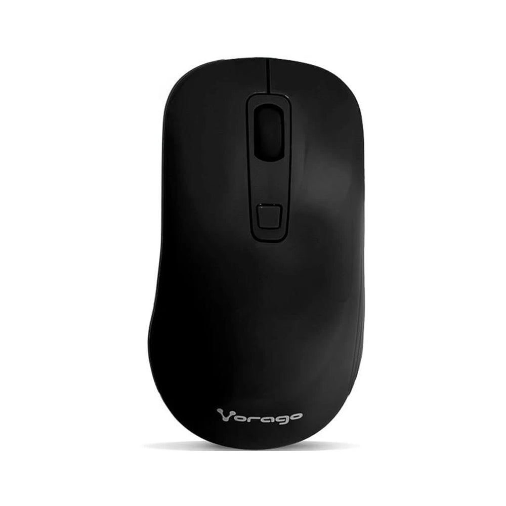 Mouse VORAGO MO-207, Negro, RF inalámbrico, 1000/1600 DPI