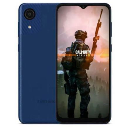 Smartphone Samsung Galaxy A03 Core 6.5" 32GB/2GB Cámara 8MP/5MP Unisosc Android 11 Color Azul