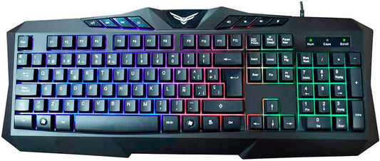 Teclado Gaming Naceb Technology NA-0912, USB, Negro