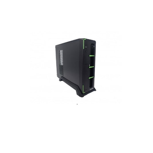 Gabinete EVOTEC Aruba Slim, M-ATX, Negro, 600 W