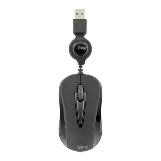 Mouse PERFECT CHOICE EASY LINE, Negro, 3 botones, USB, Óptico, 1000 DPI