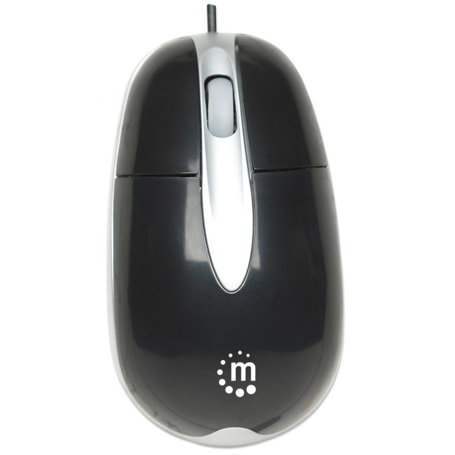 Mouse MANHATTAN MH3, 3 botones, USB, Óptico, 1000 DPI