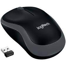 Mouse LOGITECH M185, Negro, 2 botones, RF inalámbrico, Óptico