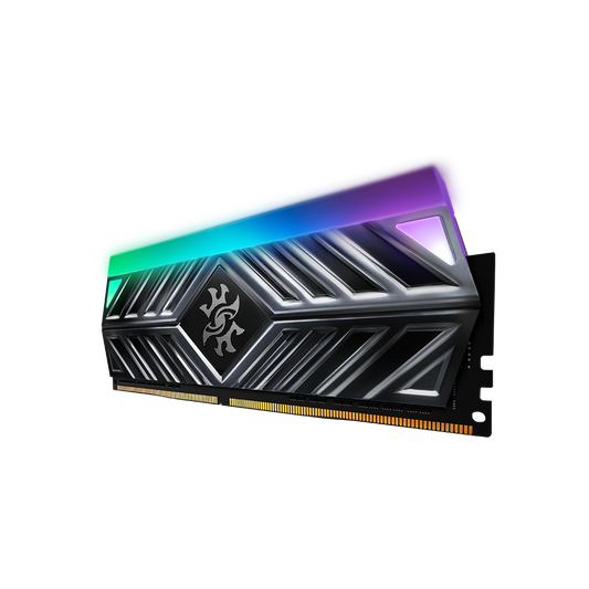 Memoria RAM ADATA SPECTRIX D41, 8 GB, DDR4, 3200 MHz, UDIMM, con Iluminación RGB. Disipador