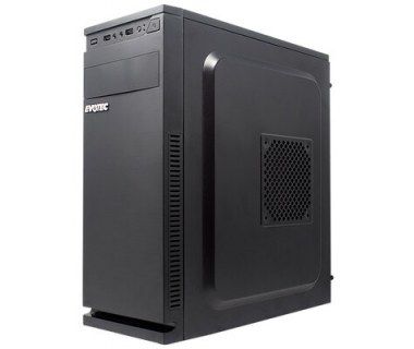 GABINETE EVOTEC EV-1015 , ATX, Gabinete, Negro