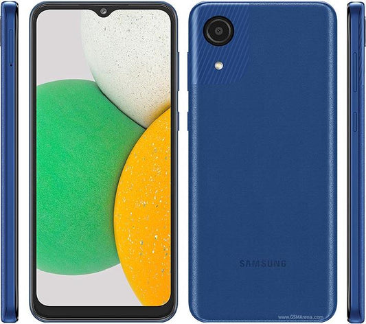 Teléfono Celular SAMSUNG A03 CORE, 6.5 pulgadas, Octa-Core, 2 GB, Azul, Android 11